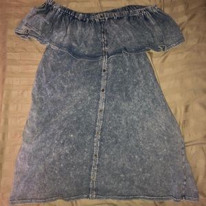 blue jean color dress